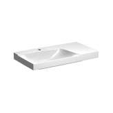 Umywalka z gresu porcelanowego z wbudowanym blatem Geberit Xeno²