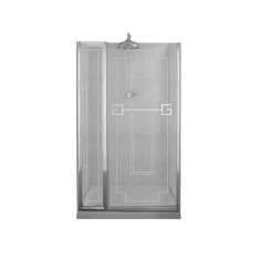 Szklana kabina prysznicowa z drzwiami na zawiasach Gentry Home Athena