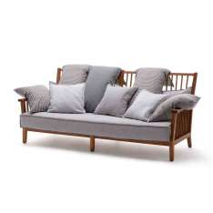 3-osobowa sofa ogrodowa iroko Gervasoni INOUT 703