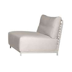 Modułowy fotel ogrodowy z tkaniny Gervasoni INOUT 806