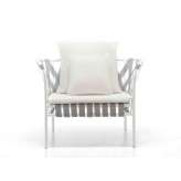 Fotel aluminiowy z podłokietnikami Gervasoni INOUT 851
