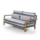 Tkaninowa sofa ogrodowa ze zdejmowanym pokryciem Gervasoni WIN 03/04