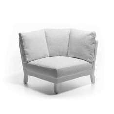 Narożny fotel ogrodowy z tkaniny Gervasoni WIN 105