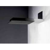 Prostokątna głowica prysznicowa z ramieniem do montażu na ścianie Gessi MINIMALI