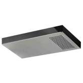 Stalowa głowica prysznicowa naścienna z systemem antywapiennym Gessi SEGNI