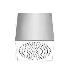 Głowica prysznicowa kwadratowa stalowa, montowana do sufitu Gessi SEGNI