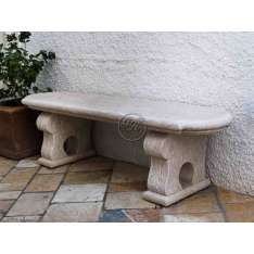 Ławka ogrodowa z kamienia naturalnego Gh Lazzerini Bench 5