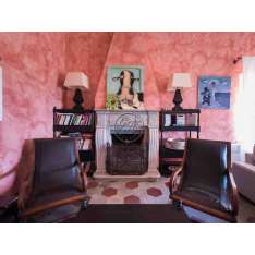 Kominek z kamienia naturalnego montowany na ścianie Gh Lazzerini Fireplace 11