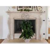 Kominek z kamienia naturalnego montowany na ścianie Gh Lazzerini Fireplace 15