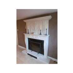 Kominek z kamienia naturalnego montowany na ścianie Gh Lazzerini Fireplace 18