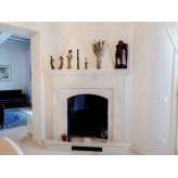 Kominek z kamienia naturalnego montowany na ścianie Gh Lazzerini Fireplace 20