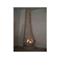 Piec opalany drewnem z kamienia naturalnego Gh Lazzerini Stove 2