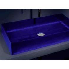 Umywalka prostokątna nablatowa Glass Design Barchetta LIGHT