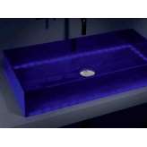 Umywalka prostokątna nablatowa Glass Design Barchetta LIGHT