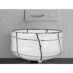 Umywalka nablatowa okrągła ze szkła Murano Glass Design CANALE