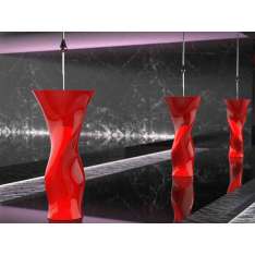 Umywalka wolnostojąca okrągła Vetro Freddo®. Glass Design DAME