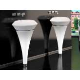 Wolnostojąca okrągła umywalka pojedyncza ze szkła Murano Glass Design ISOLA MURANO