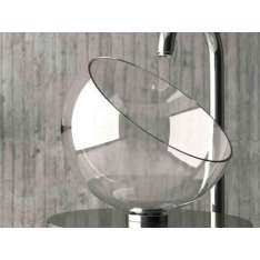 Umywalka nablatowa jednokrystaliczna Glass Design MOON
