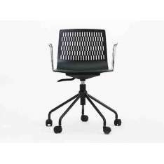 Obrotowe krzesło biurowe z polipropylenu z podłokietnikami Grado Design Dash Chair