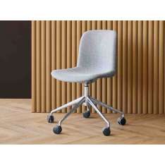Obrotowy fotel biurowy z tkaniny tapicerowanej Grado Design EVERY