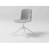 Krzesło biurowe z tkaniny na kozłach z podłokietnikami Grado Design EVERY