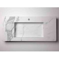 Pojedyncza umywalka z kamionki porcelanowej GranitiFiandre Aqua Maximum