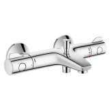 Ścienna bateria wannowo-prysznicowa z przełącznikiem Grohe Grohtherm 800
