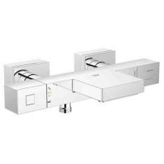 Termostatyczna bateria wannowa ścienna z przełącznikiem kierunku obrotów Grohe Grohtherm Cube