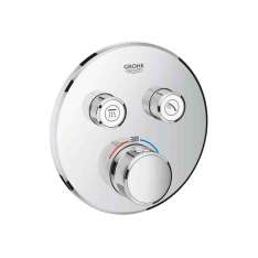 Termostatyczna bateria prysznicowa z płytką Grohe Grohtherm SmartControl