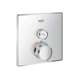Bateria prysznicowa wpuszczana z płytką Grohe Grohtherm SmartControl