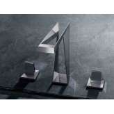 Bateria umywalkowa nablatowa 3-otworowa z indywidualnymi rozetami Grohe ALLURE BRILLIANT Icon 3D