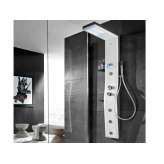 Wielofunkcyjny stalowy panel prysznicowy z chromoterapią Gruppo Geromin Etoile 160