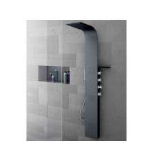 Naścienny termostatyczny panel prysznicowy Alulife® z głowicą prysznicową Gruppo Geromin Lama Alulife®