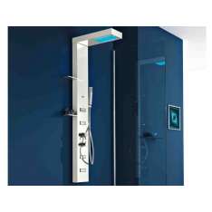 Wielofunkcyjny panel prysznicowy z chromoterapią Gruppo Geromin Light PLUS