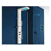 Wielofunkcyjny panel prysznicowy z chromoterapią Gruppo Geromin Light PLUS