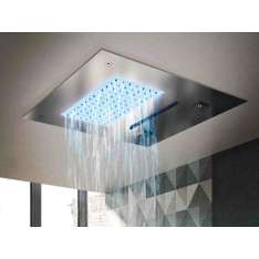 Sufitowa kwadratowa głowica prysznicowa Gruppo Geromin Multi – sensory shower head