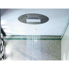 Okrągła głowica prysznicowa montowana w suficie Gruppo Geromin Multi – sensory shower head