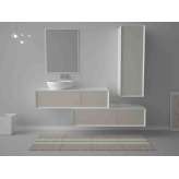 Szafka łazienkowa wisząca segmentowa z płyty MDF z lustrem GSG Ceramic Design Parigi