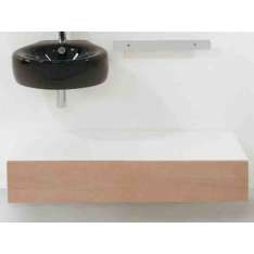 Podwieszana drewniana szafka łazienkowa z szufladami GSG Ceramic Design Suspended bathroom cabinet
