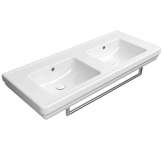 Podwójna umywalka wisząca GSI ceramica Classic 125