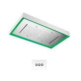 Głowica prysznicowa LED z 3 strumieniami ze stali nierdzewnej Guglielmi Water Therapy