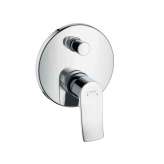 Jednouchwytowa bateria wannowa wpuszczana w blat Hansgrohe Metris ROUND