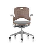 Krzesło biurowe Nylon® z podstawą 5-Spoke z podłokietnikami Herman Miller Caper