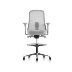 Ergonomiczny obrotowy stołek biurowy na kółkach Herman Miller Lino