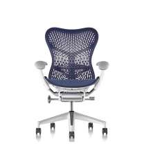 Ergonomiczne obrotowe krzesło biurowe Triflex z polimeru Herman Miller Mirra 2