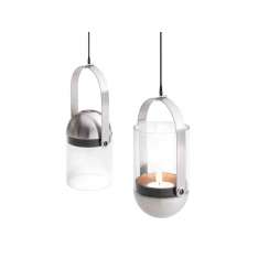 Świecznik wiszący z metalu i szkła Höfats GRAVITY CANDLE HANGER
