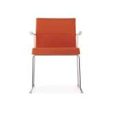 Krzesło z podłokietnikami na płozach z możliwością układania w stos ICF STICK STK SKID BASE