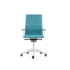 Krzesło biurowe z tkaniny z podstawą 5-Spoke na kółkach ICF UNA PLUS HD