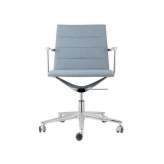 Obrotowe krzesło biurowe z tkaniny z podstawą 5-Spoke na kółkach ICF Valea ELLE