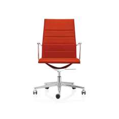 Krzesło biurowe z tkaniny z podstawą 5-Spoke na kółkach ICF Valea ESSE
